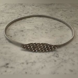 Silver Thin Belt